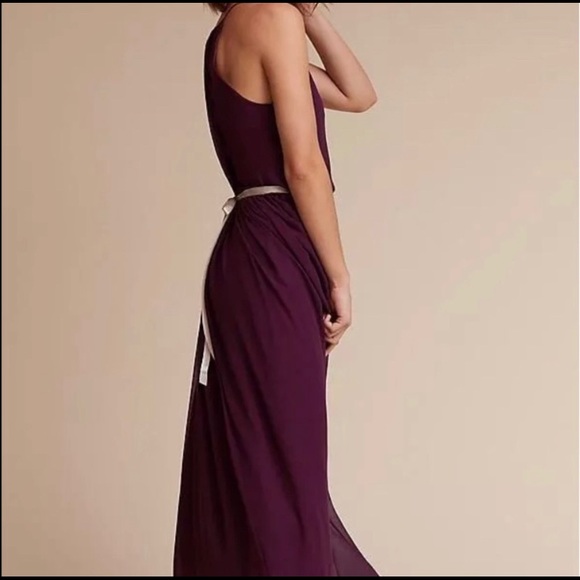 Donna Morgan Alana Dress in Deep Amethyst - Picture 2 of 5